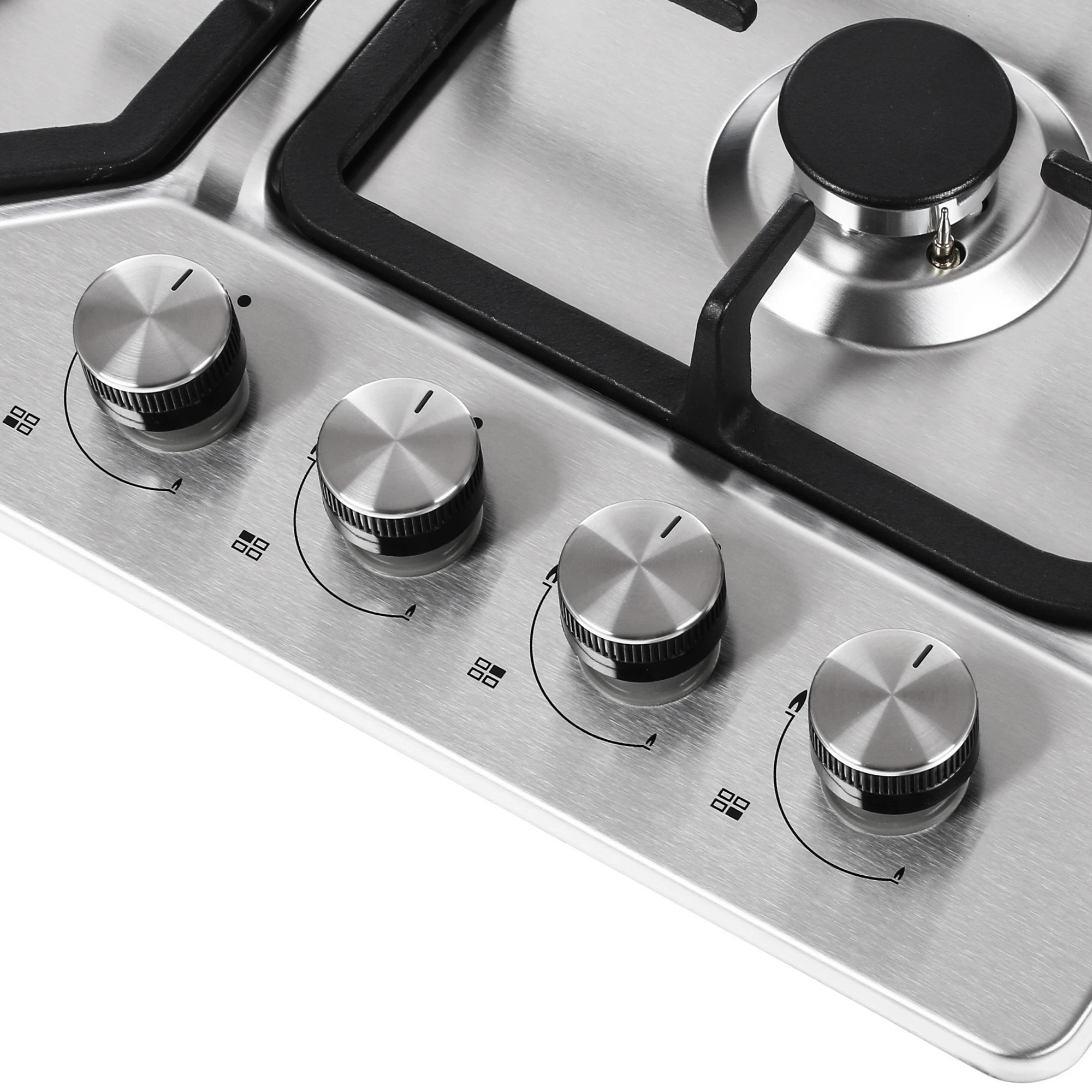 Газовая варочная поверхность DEXP 12M4GT SS